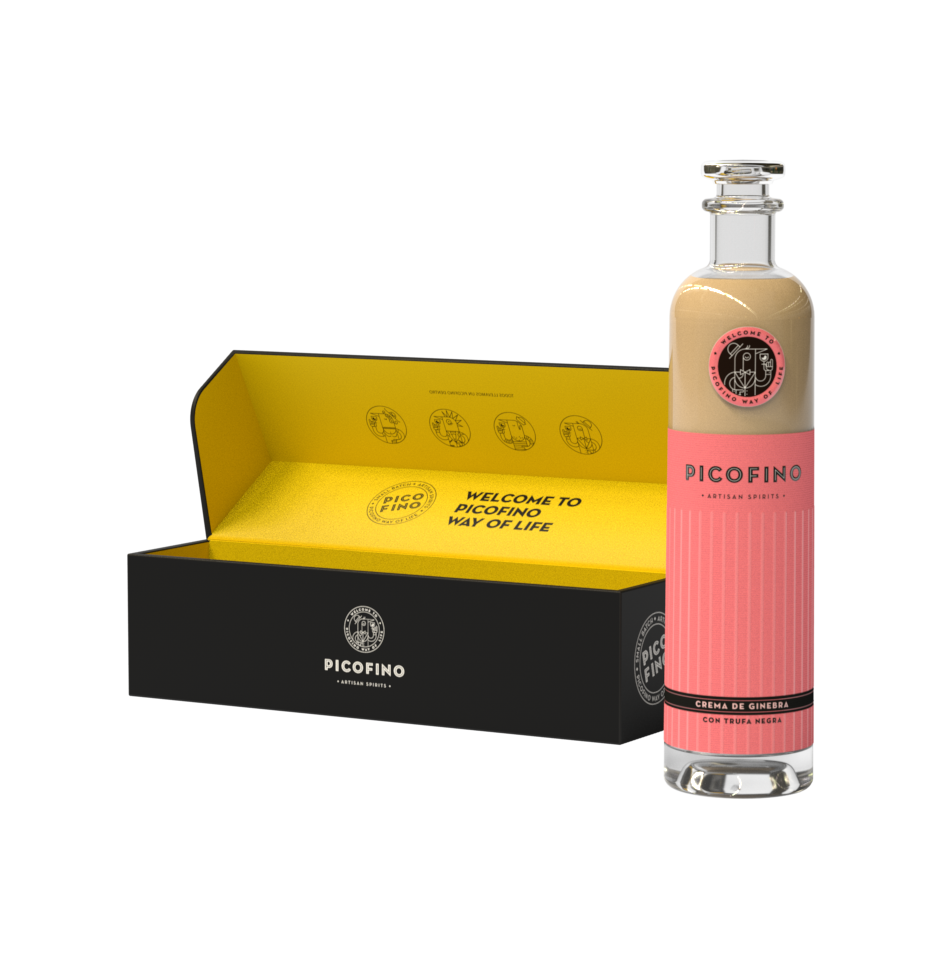 PICOFINO CREMA DE GINEBRA CON TRUFA NEGRA 70 cl. 17% vol.